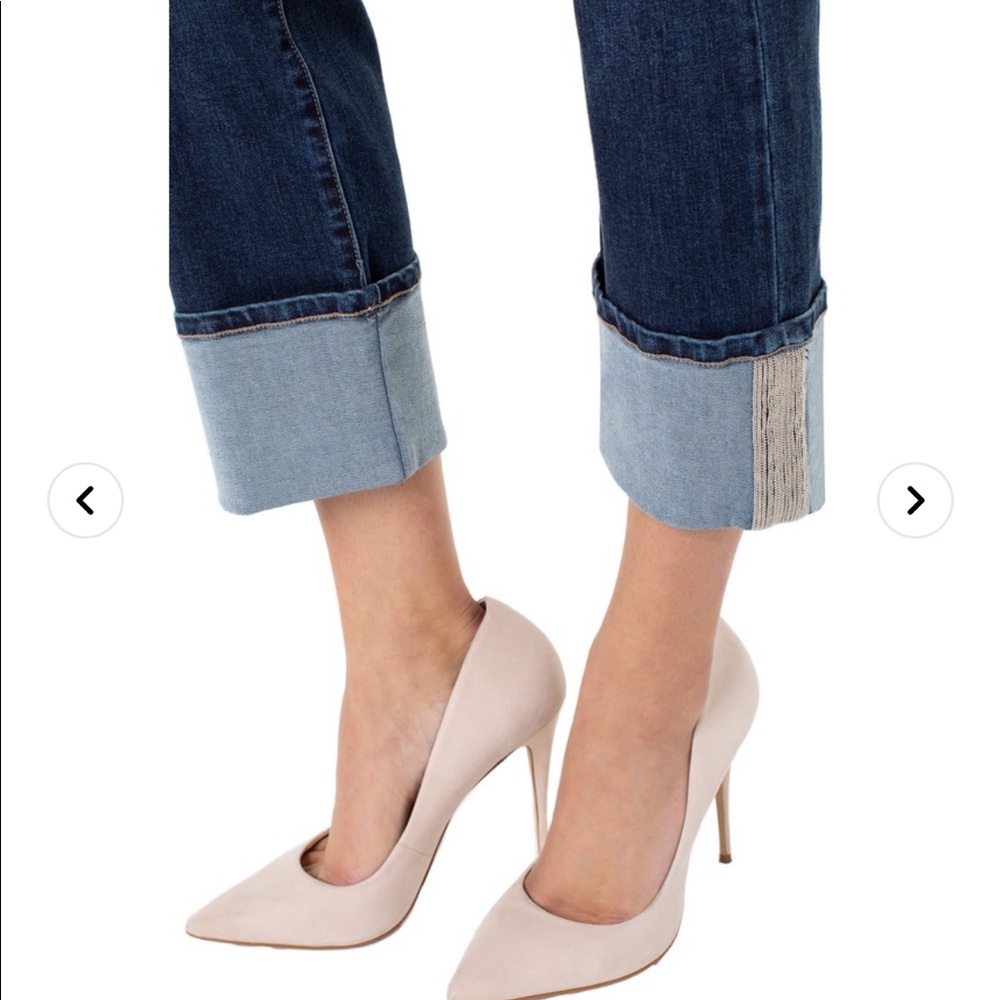 Liverpool Sadie High Waist Straight Leg Crop Jean - Picture 2 of 8